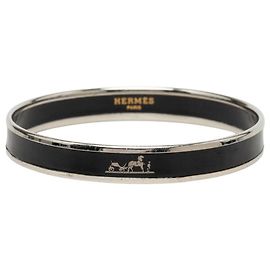 Bracciale Hermès Email PM Caleche Nero Argento