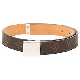 Louis Vuitton Monogram Ceinture Carrée Belt Marron