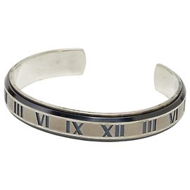 Autre Marque Tiffany & Co. Atlas Charm Bracelet Black Silvery