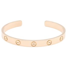 Pulseira Cartier Open Love Charm Dourado