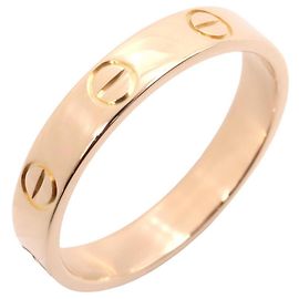 Anel Mini Love Cartier em ouro rosa 18K Dourado