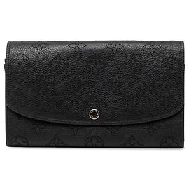 Louis Vuitton Monogram Mahina Portefeuille Iris Long Wallet Preto