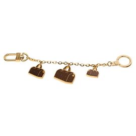 Chaveiro Louis Vuitton Monogram Iconic Speedy Charm Marrom