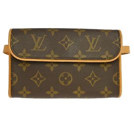 Louis Vuitton Florentine Pochette Canvas Marron