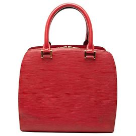Borsa Louis Vuitton Epi Pont Neuf Nero