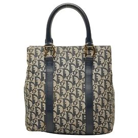 Sac à main Christian Dior Dior Trotter Bleu Marine
