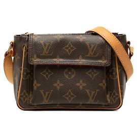 Borsa a tracolla Louis Vuitton Monogram Viva Cite PM Marrone Monogramma