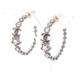 Chanel Coco Mark Star Creolen Silber Andere