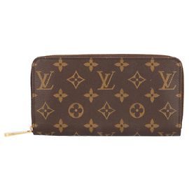Portefeuille Long Louis Vuitton Monogram Marron