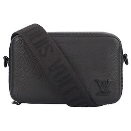 Borsa a tracolla Louis Vuitton Alpha Wearable Wallet Aerogram Nero