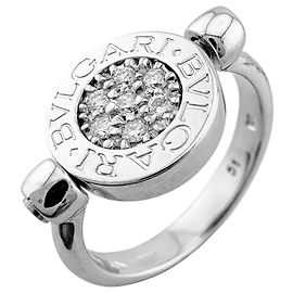 Bulgari Anel Flip Bvlgari em ouro branco 18K Outro