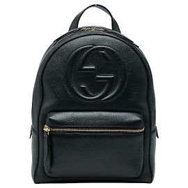 Sac à dos Gucci Soho Interlocking G Noir