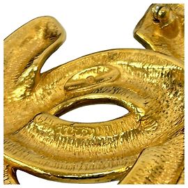 Chanel Coco Mark Brooch Golden