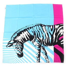 Pañuelo de seda Christian Dior D-Jungle Pop Multicolor