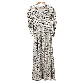 Autre Marque Abito Snidel Big Collar Bianco Crudo