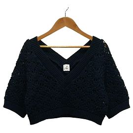 Autre Marque Beauty＆Youth United Arrows 6 ROKU Knit Pullover Schwarz