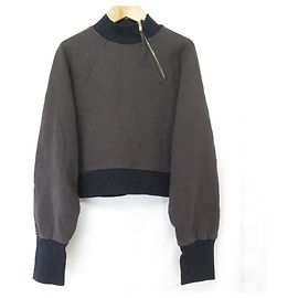 Autre Marque soyy. color scheme cotton pullover Brown