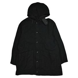 Autre Marque Engineered Garments Madison Parka 20oz Melton Coat Preto