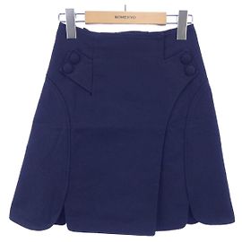 Falda Christian Dior Azul Azul marino