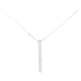 Autre Marque Colar de Diamantes Au750 Prata