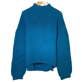 Autre Marque LE CIEL BLEU Low Gauge Knit Sweater Blue Other