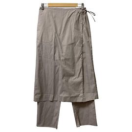 Autre Marque FRAMeWORK 2way Rockenhose aus Leinenmischung Beige
