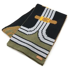 Hermès Sciarpa in cashmere Hermes Grande Tenue Nero Multicolore