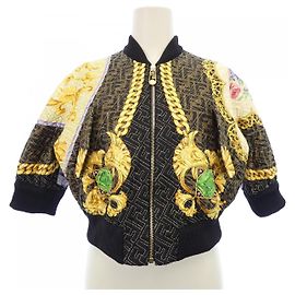Autre Marque Chaqueta Fendace Negro Amarillo Fucsia