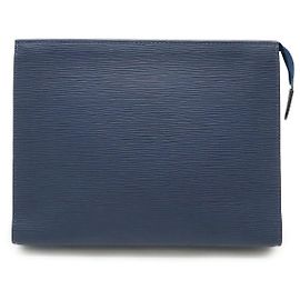 Pochette Louis Vuitton Epi Bleu Autre