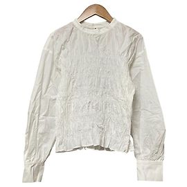Autre Marque Pull-over froncé en coton SLOBE IENA Blanc
