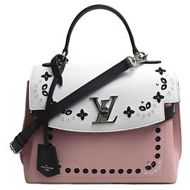 Bolsa de Ombro 2 vias Louis Vuitton Lockme Ever BB em couro de bezerro Multicor