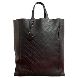 Sac cabas Bottega Veneta Intreccio Mirage en cuir Marron