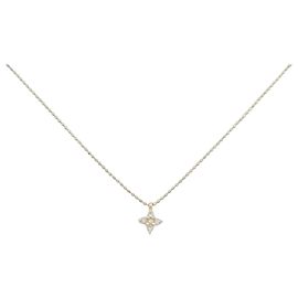 Autre Marque Au750 Diamond Necklace Golden