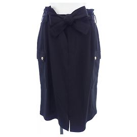 Céline Gonna in seta Celine Nero