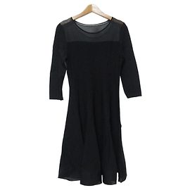 Autre Marque Robe en maille Mackintosh Noir
