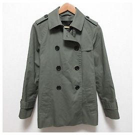 Trench Coat Corto Coach Verde Caqui