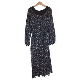 Autre Marque WHYTO. Flower Print Dress Black