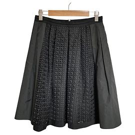 Saia de renda LANVIN en Bleu Preto