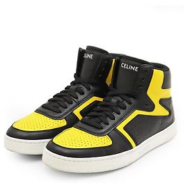 Céline Celine CT-01 Leather Sneaker Black Yellow