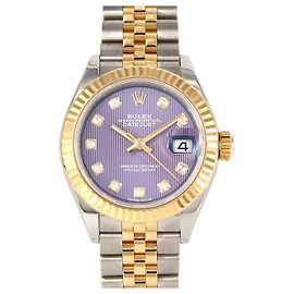 Rolex Datejust Acciaio Inossidabile e Oro Giallo Automatico Multicolore