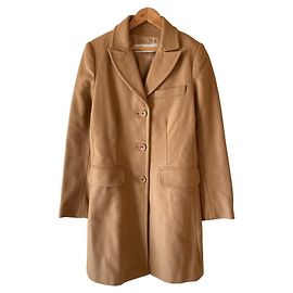 Casaco Max Mara Melton Bege Camel Bege Camelo