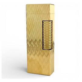 Alfred Dunhill Isqueiro Dunhill Square Lighter Dourado