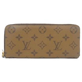 Portafoglio Lungo Louis Vuitton Monogram Reverse Marrone Altro