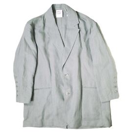 Autre Marque HED MAYNER CHAQUETA DE UN SOLO BOTÓN
Chaqueta de lino Castaño Azul claro