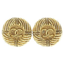 Brincos Chanel Coco Mark Dourado