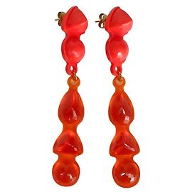 Autre Marque CORSARI Tropfenohrringe Orange