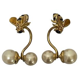 Autre Marque Brincos de pérolas de abelha GRANDMATIC Dourado