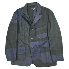 Autre Marque Engineered Garments Bedford Jacket Wool Jacket Negro Azul marino