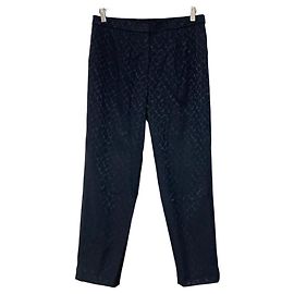 Autre Marque Pantalones con pinzas estampados Leilian Azul Azul marino