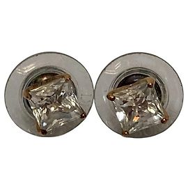 Orecchini Swarovski Rose Gold Metallo D'oro